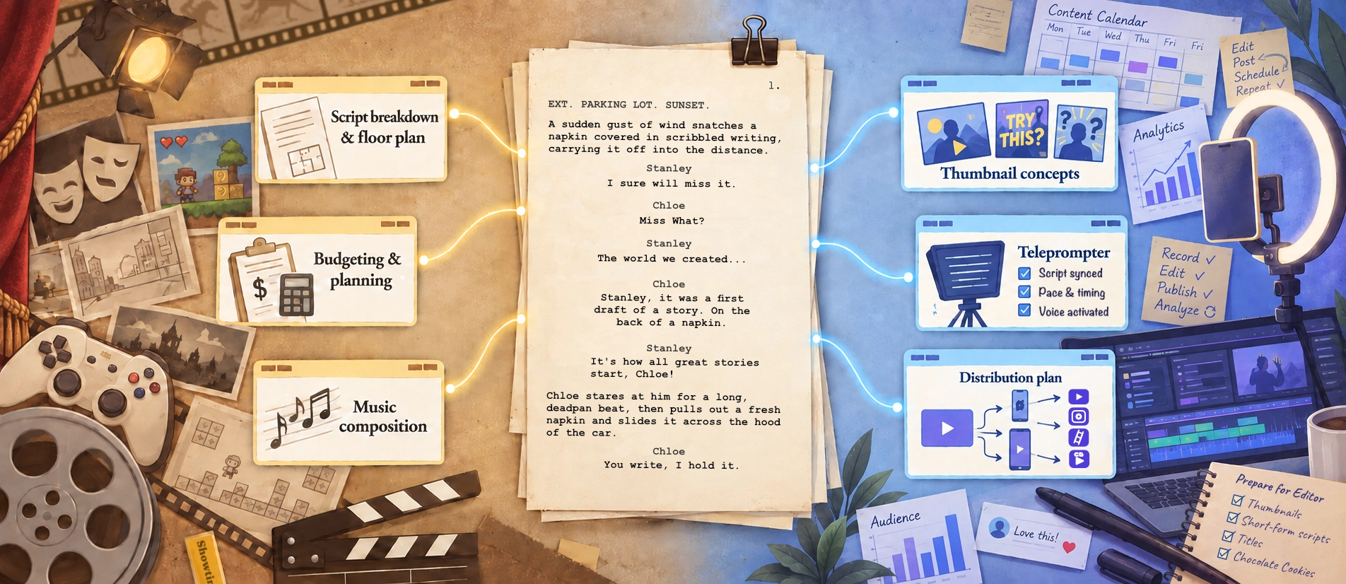 Work With Script Banner